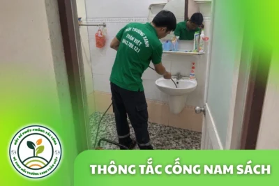 Thông Tắc Cống Nam Sách Giá Theo Mức Độ 24/7 | Môi Trường Xanh