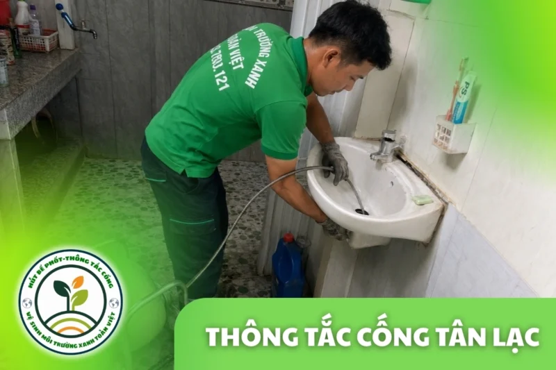 Thông Tắc Cống Tại Tân Lạc 24/7, Rãnh Mỡ Quán Ven QL6