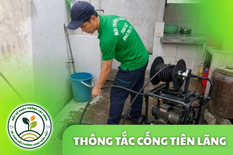 Thông Tắc Cống Tại Tiên Lãng Hải Phòng 24/7 | Xanh Toàn Việt