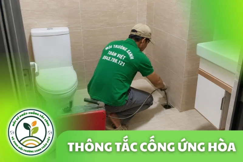 Thông Tắc Cống Ứng Hòa Hà Nội – Xử Lý Nhanh Tại Chỗ
