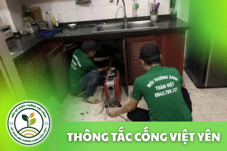 Thông Tắc Cống Việt Yên Bắc Giang – Bếp Ăn, Khu Trọ Công Nhân