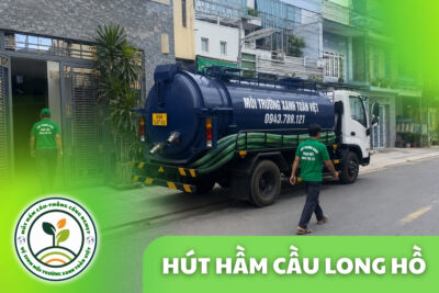 Hút Hầm Cầu Long Hồ, Xe Bồn Tới Tận Cù Lao An Bình 24/7