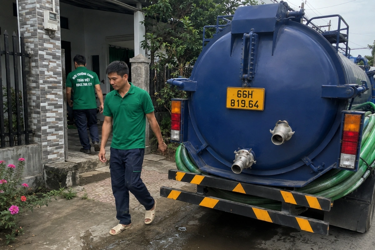 Hút Hầm Cầu Cao Lãnh 24/7, Đo Khối Báo Giá Tại Nhà 9 Dịch vụ vệ sinh môi trường bằng xe hút hầm cầu
