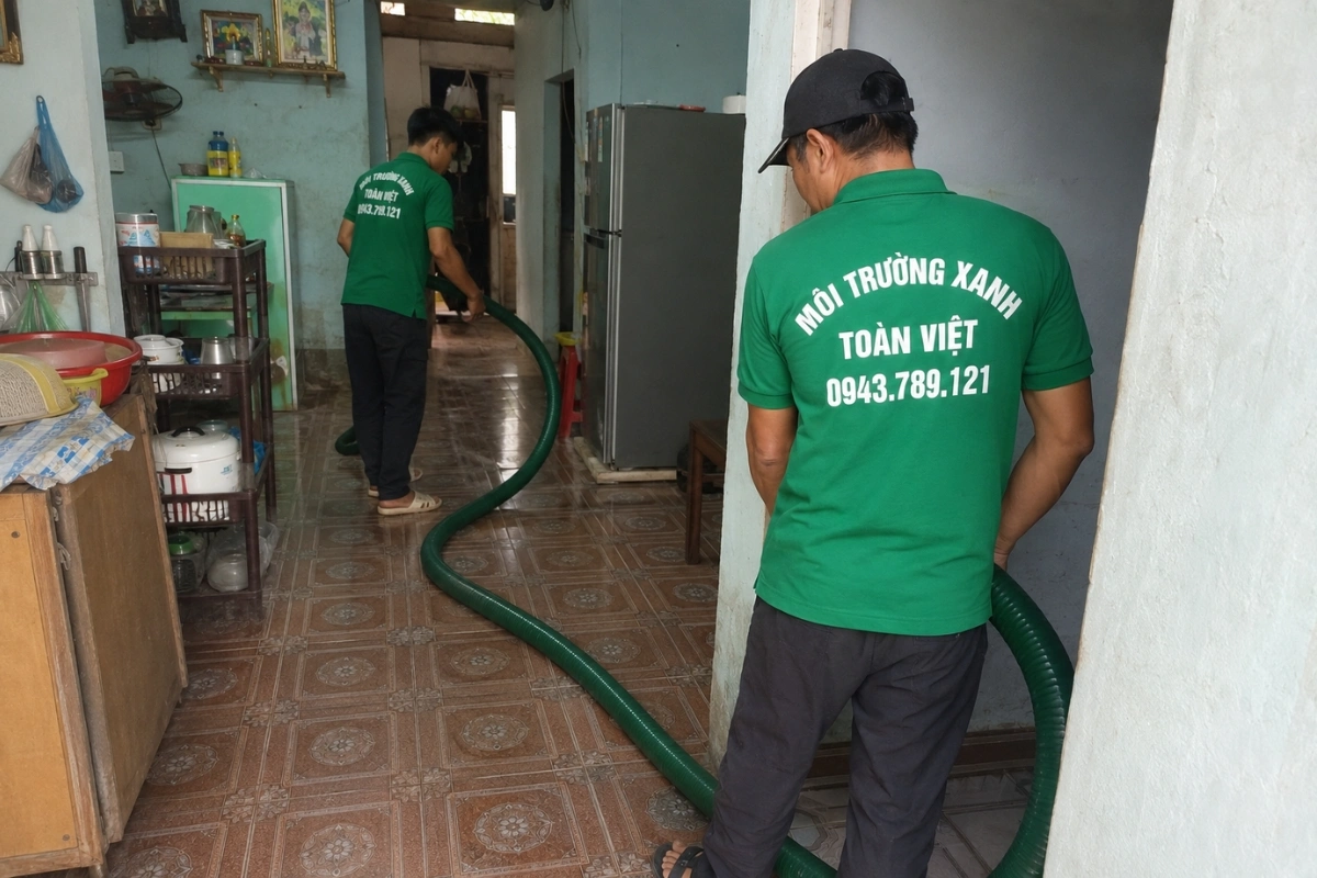 Hút Hầm Cầu Vĩnh Long: Khảo Sát Nhà Ở, Quán Ăn Và Nhà Xưởng 8 Dịch vụ hút hầm cầu có nhân viên thi công tại nhà