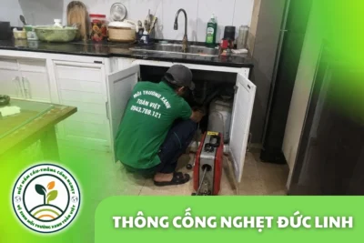Thông Cống Nghẹt Đức Linh | Xử Lý Bùn Và Nước Trào