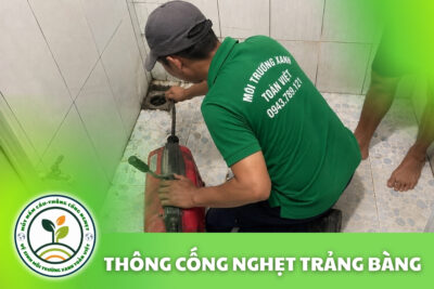 Thông Cống Nghẹt Trảng Bàng | Xử Lý Bùn Và Nước Trào