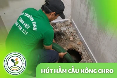 Hút hầm cầu Kông Chro 24/7, xe hút tới tận nơi nhanh