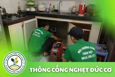 Thông Cống Nghẹt Đức Cơ | Xử Lý Bùn Và Nước Trào