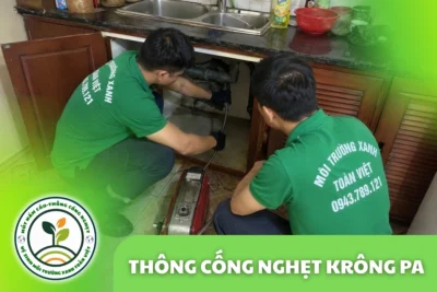 Thông Cống Nghẹt Krông Pa | Xử Lý Bùn Và Nước Trào