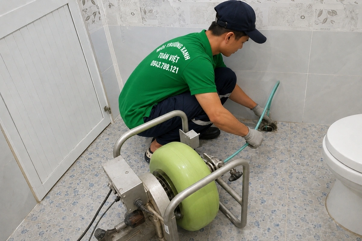 Thông Cống Nghẹt Đắk Nông | Xử Lý Bùn Và Nước Trào 17 Xử lý đường thoát nước trong nhà vệ sinh