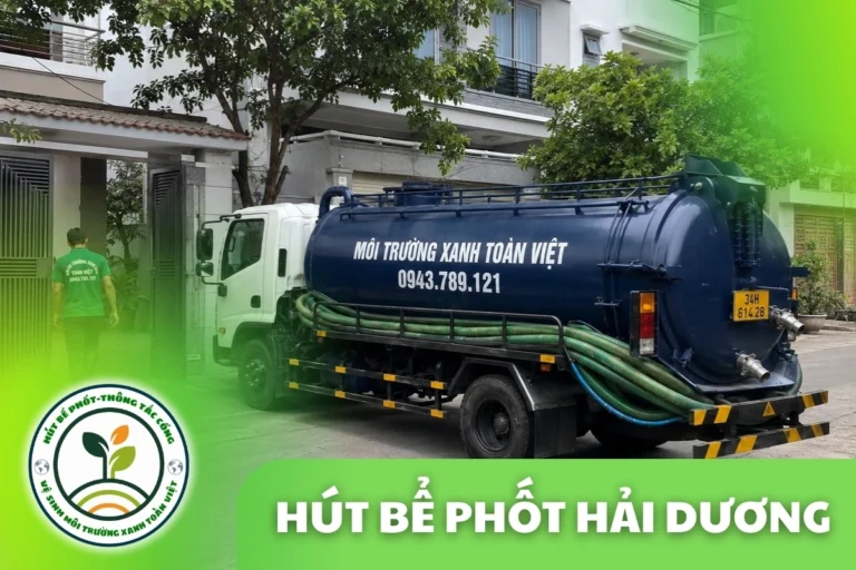 Hút Bể Phốt Tại Hải Dương – Đo Khối Rõ, Phiếu Hai Bên Ký