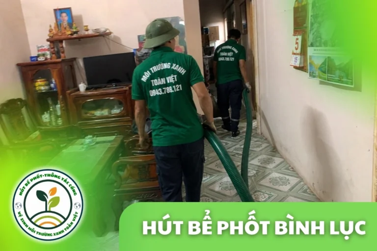 Hút Bể Phốt Bình Lục Uy Tín, Nhận Hầm Biogas, Trực 24/7