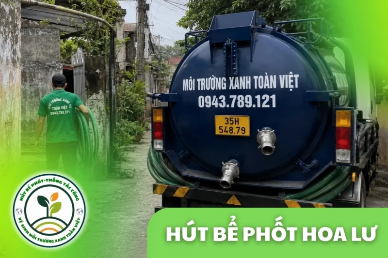 Hút Bể Phốt Tại Hoa Lư | Đo Khối Rõ | Xanh Toàn Việt 6 Hút Bể Phốt Tại Hoa Lư 24/7, Báo Giá Theo m³