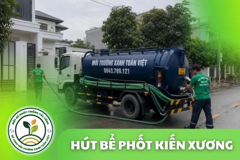 Hút Bể Phốt Tại Kiến Xương 24/7 Giá Tốt | Môi Trường Xanh