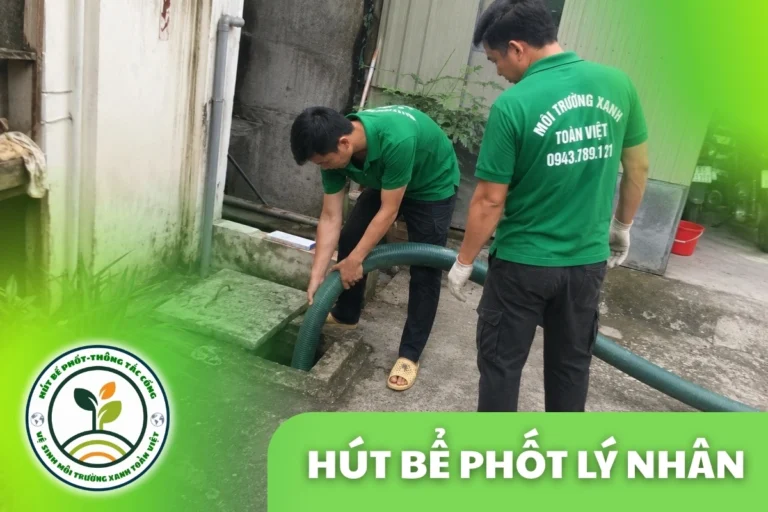 Hút Bể Phốt Lý Nhân Uy Tín 24/7, Đến Tận Xã Ven Sông Hồng