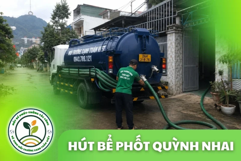Hút Bể Phốt Tại Quỳnh Nhai, 3 Gói Giá Rõ Ràng Có Mặt 24/7