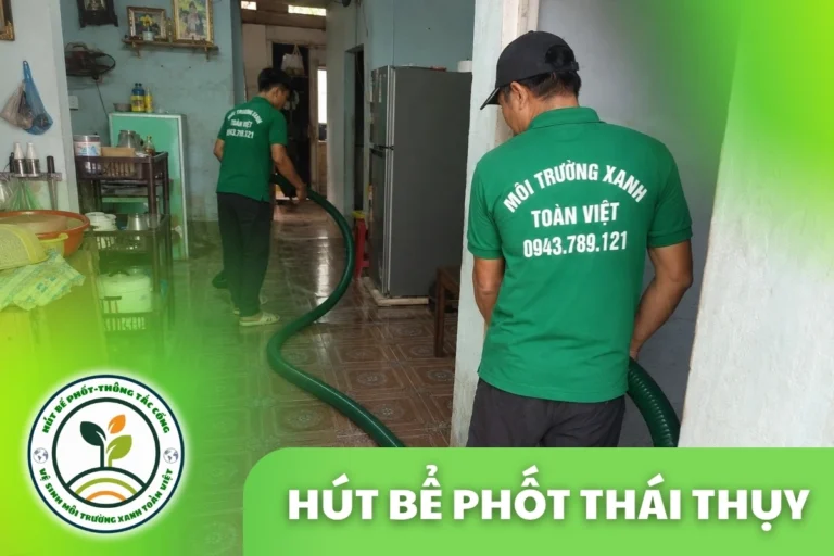 Hút Bể Phốt Tại Thái Thụy Thái Bình 24/7, Có Hóa Đơn