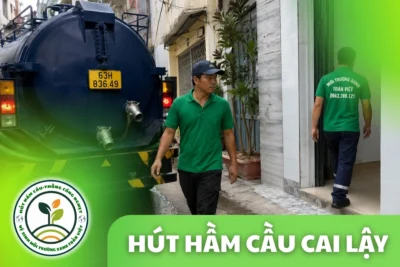 Hút Hầm Cầu Cai Lậy | Xe Nhỏ Vào Hẻm, Xe Lớn Tới Công Trình
