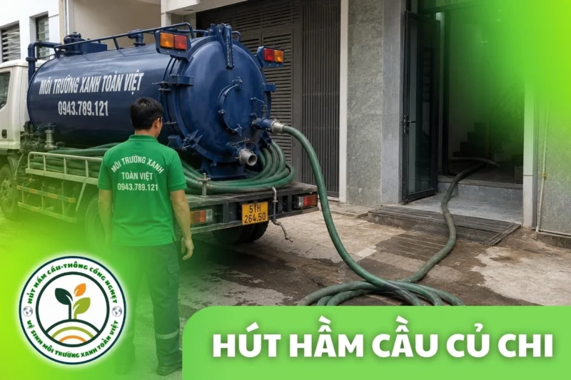 Hút Hầm Cầu Củ Chi TPHCM – Khảo Sát Lối Xe, Báo Giá Trước