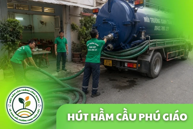 Hút Hầm Cầu Phú Giáo Bình Dương – Nhà Rẫy, Báo Giá Theo Khối Trước