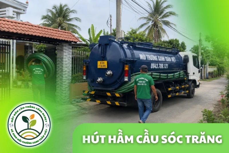 Hút Hầm Cầu Sóc Trăng – Nhà Kèm Ao Tôm, Né Vụ Thả Giống
