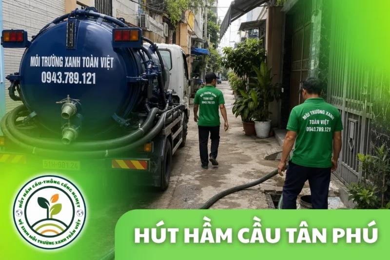 Hút Hầm Cầu Tân Phú TP.HCM Báo Giá Theo Khối, Xe Túc Trực 24/7 7 Hút Hầm Cầu Tân Phú TPHCM – Celadon City, Cơ Sở May