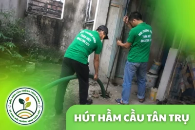 Hút Hầm Cầu Tân Trụ Long An – Xe Vào Đường Quê, Hẻm Nhỏ