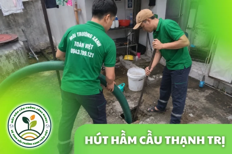 Hút Hầm Cầu Thạnh Trị Sóc Trăng – Kiểm Tra Đường Xe, Nền Yếu