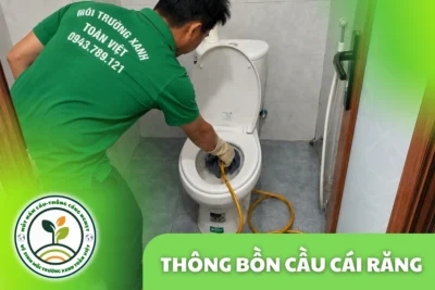 Thông Bồn Cầu Cái Răng 24/7 | Xử Lý Giấy Và Dị Vật