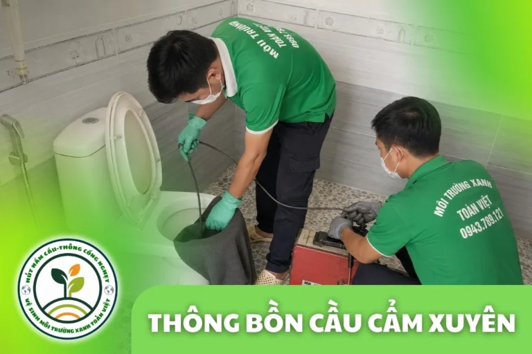 Thông Bồn Cầu Cẩm Xuyên Hà Tĩnh 24/7 – Báo Giá Trước Khi Làm