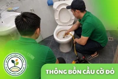 Thông Bồn Cầu Cờ Đỏ | Gỡ Dị Vật, Hạn Chế Tháo Dỡ