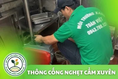 Thông Cống Nghẹt Cẩm Xuyên Hà Tĩnh – Xử Lý Bùn Và Nước Trào