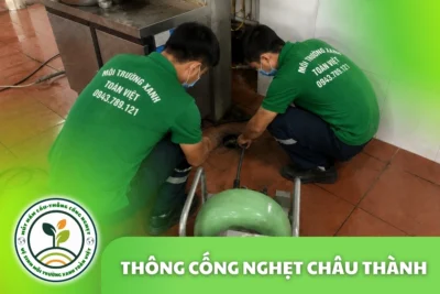 Thông Cống Nghẹt Châu Thành Tây Ninh – Mương Tiêu Ven Sông, Xã Giáp Biên