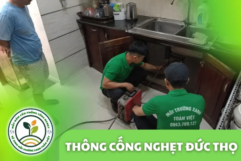 Thông Cống Nghẹt Đức Thọ Hà Tĩnh 24/7 – Chống Ngập Mùa Mưa Lũ
