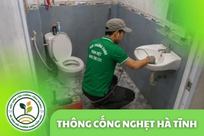 Thông Cống Nghẹt Hà Tĩnh – Xử Lý Bùn Và Nước Trào