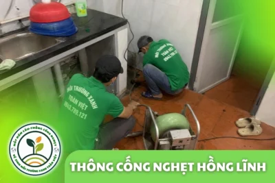 Thông Cống Nghẹt Hồng Lĩnh Hà Tĩnh – Xử Lý Bùn Và Nước Trào