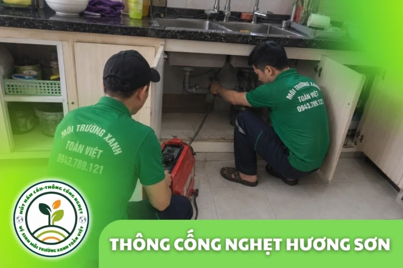Thông Cống Nghẹt Hương Sơn Hà Tĩnh – Xử Lý Bùn Và Nước Trào