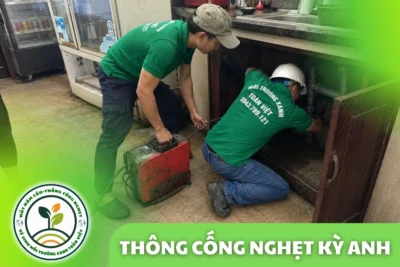 Thông Cống Nghẹt Kỳ Anh Hà Tĩnh – Xử Lý Bùn Và Nước Trào
