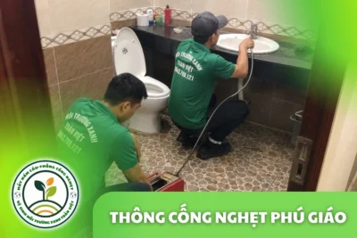Thông Cống Nghẹt Phú Giáo Bình Dương – Xử Ống Chôn Nông Bị Xe Đè Bẹp