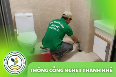 Thông Cống Nghẹt Thanh Khê Đà Nẵng – Xử Lý Bùn Và Nước Trào