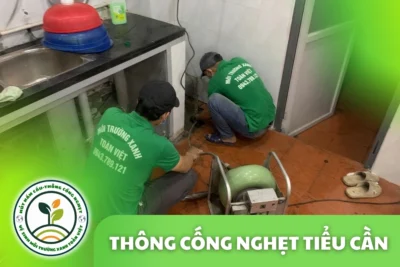 Thông Cống Nghẹt Tiểu Cần Trà Vinh – Xử Lý Bùn Và Nước Trào