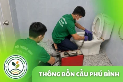 Thông Tắc Bồn Cầu Tại Phú Bình 24/7, Thợ Đến Tận Nhà