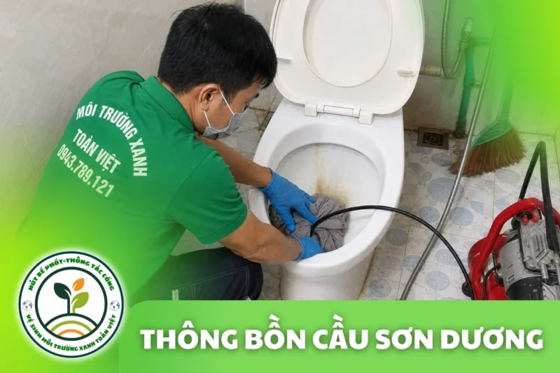 Thông Tắc Bồn Cầu Sơn Dương Tuyên Quang – Thợ Đến Nhanh 24/7