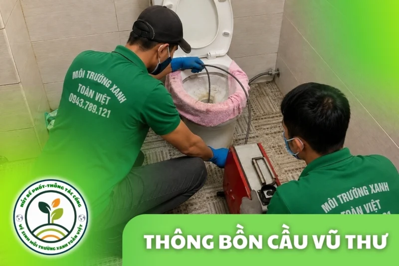 Thông Bồn Cầu Tại Vũ Thư 24/7, Khảo Sát Báo Giá Tận Nơi