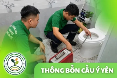 Thông Tắc Bồn Cầu Tại Ý Yên 24/7 Không Đục | Xanh Toàn Việt