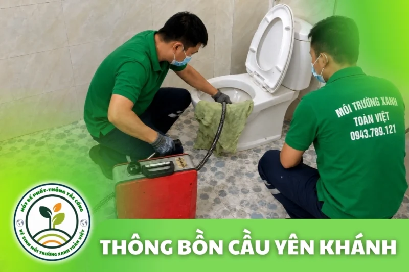 Thông Tắc Bồn Cầu Tại Yên Khánh [Ninh Bình] - Đặt lịch chỉ mất 1 phút