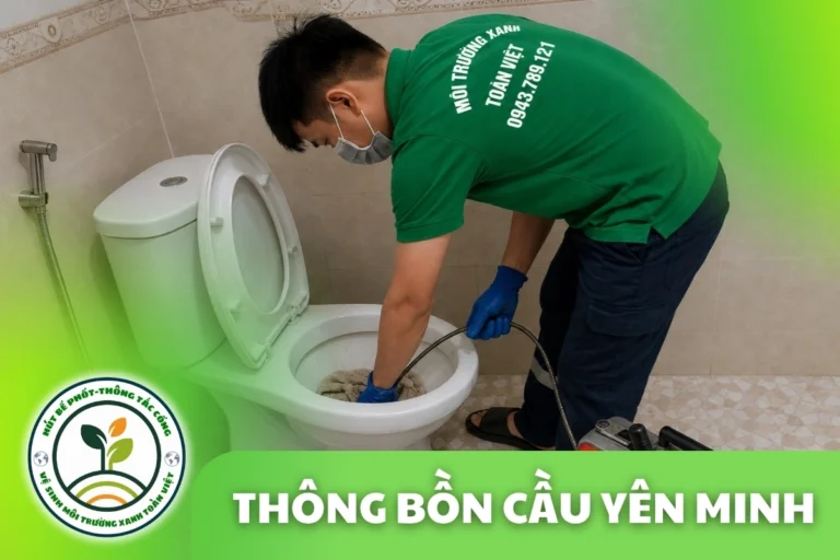 Thông Tắc Bồn Cầu Tại Yên Minh Hà Giang, Thợ Đến 24/7