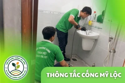 Thông Tắc Cống Tại Mỹ Lộc 24/7 Xử Lý Nhanh | Môi Trường Xanh