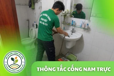Thông Tắc Cống Tại Nam Trực Nhà Vườn 24/7 | Môi Trường Xanh