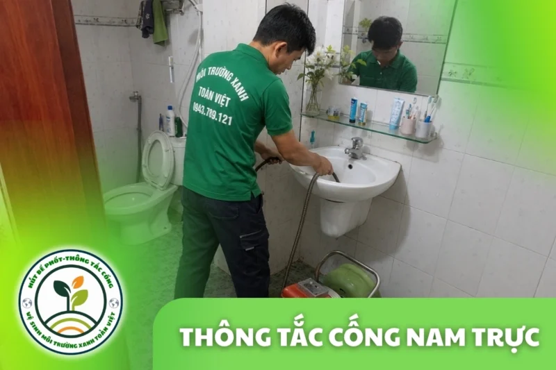 Thông Tắc Cống Tại Nam Trực Nhà Vườn 24/7 | Môi Trường Xanh